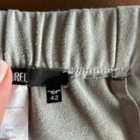 Marc Aurel Gray elastic-waist pant - size 10 - Picture 4 of 4